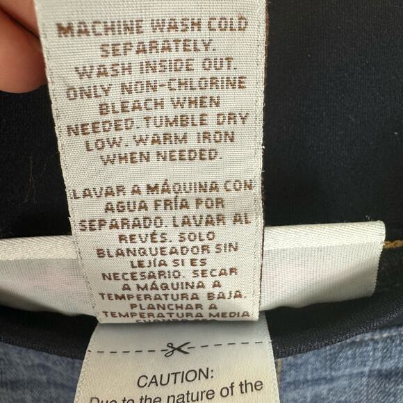 Liz Lange Medium Wash Bootcut Under Belly Maternity Jeans Size 6 - Picture 7 of 7